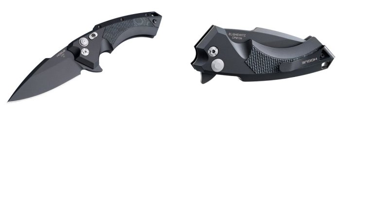 Hogue X5 4 Inch Spear Point Folding Knife Black