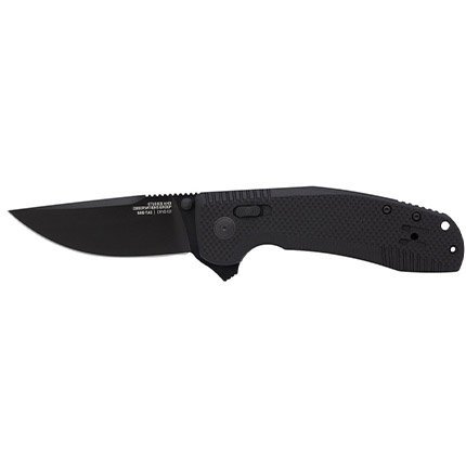 SOG TAC XR Blackout 3.3" Folding Knife 12-38-01-41