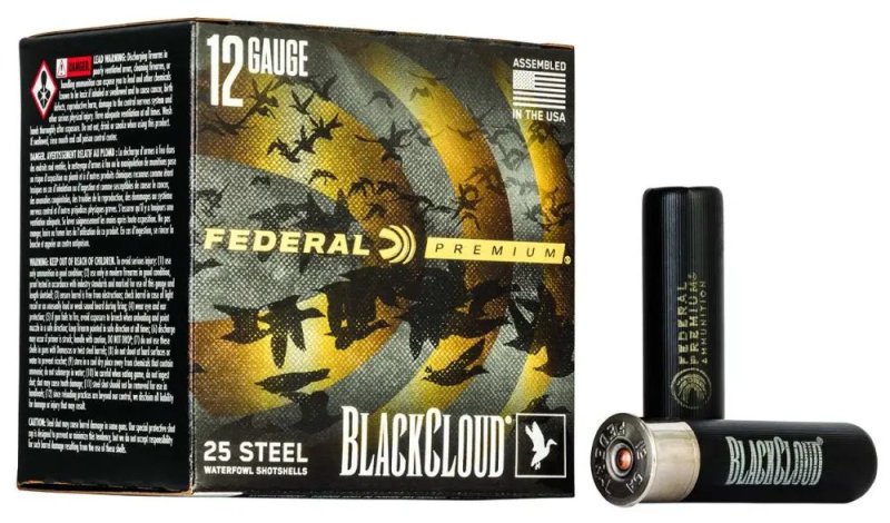 Federal PWBX134 BBB 12GA 3.5" 1.5oz BBB Black Cloud 25Rd Waterfowl Ammo