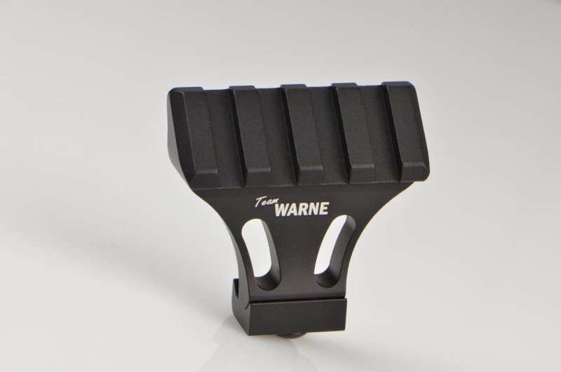 Warne A645TW MSR 45° Offset Rail Lightweight Aluminum Black
