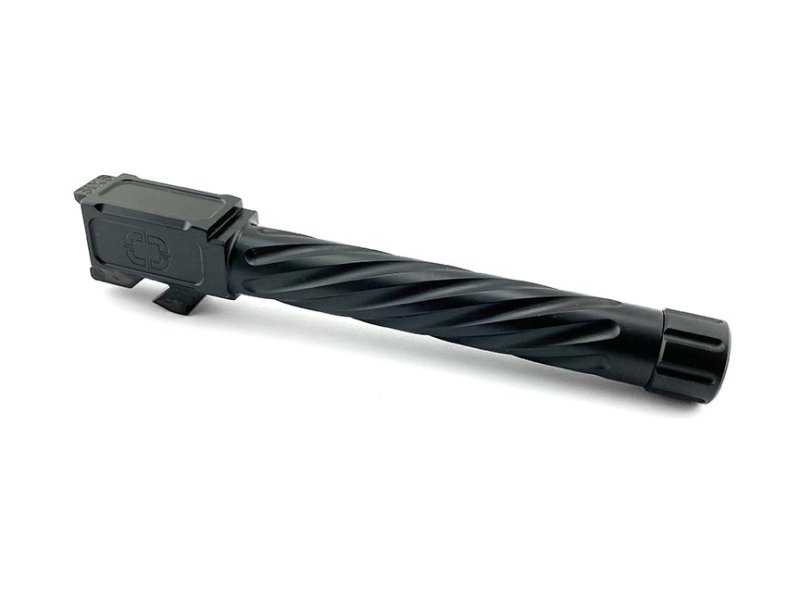 Shadow Systems DR920 9mm 5.00 In Spiral Fluted Threaded Black Nitride