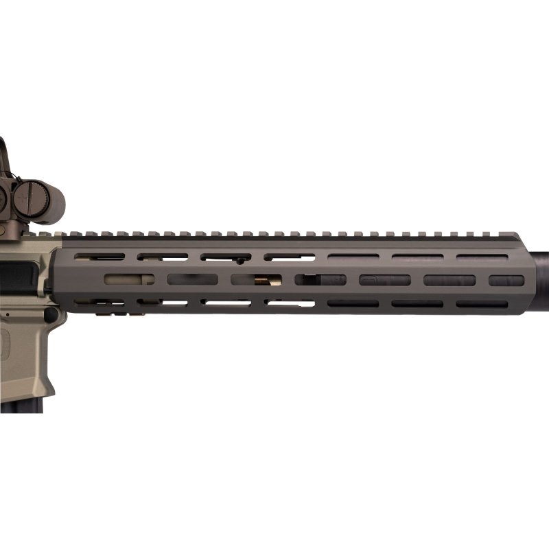 Q LLC Honey Badger Rail 12 In Gray Aluminum M-LOK Free-Float