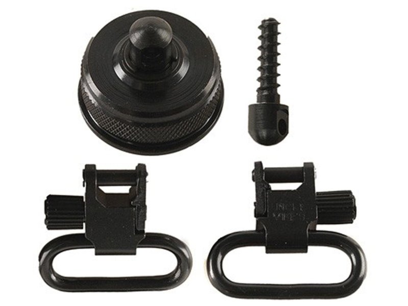 Uncle Mike's 18112 Swivel Set for Mossberg 590 835 12 Gauge Steel Blued
