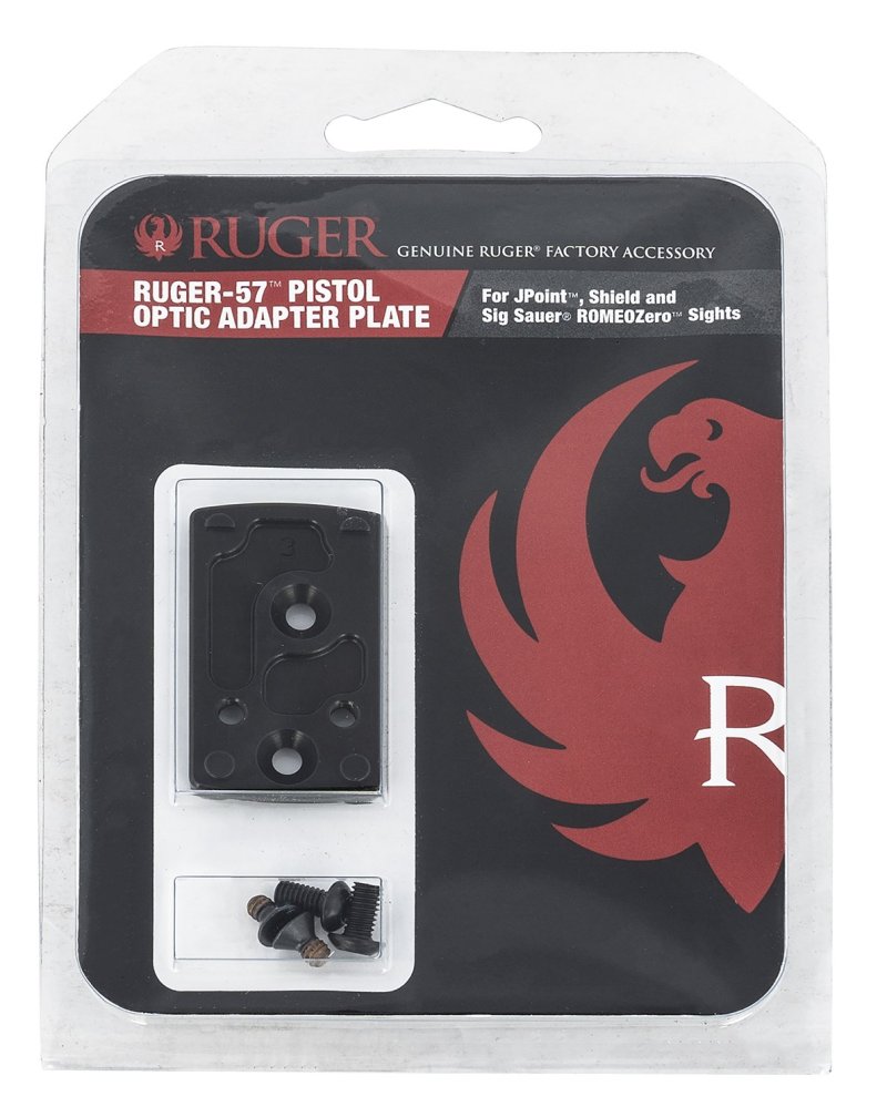 Ruger Ruger-57 Optic Adapter Plate 90723 Black Anodized Aluminum