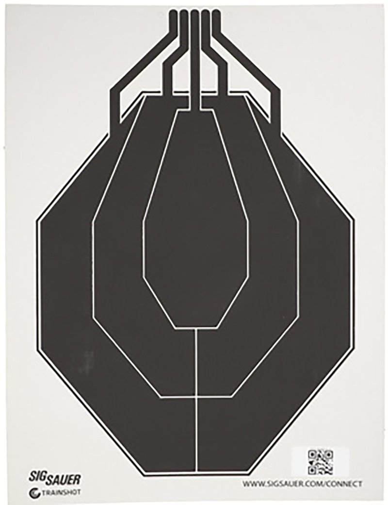 Sig Sauer SCT354 T300 IPSC Hanging Target Black/White Replacement