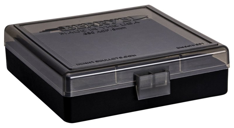 Berry's Ammo Box #001 - .380 cal/9mm 100/rd Smoke/Black