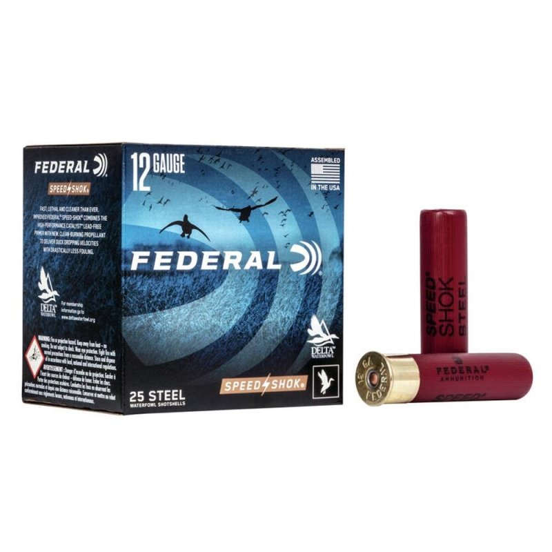 Federal WF133BBB Speed-Shok 12 Gauge 3.5in 1.375oz BBB Steel Shot 25rd