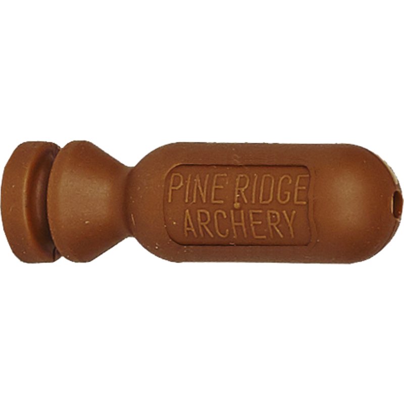 Pine Ridge Nitro Speed Bomb Brown 2 pk. - 23 Grains, Adjustable on String, No Brass Nocks, No Crimping, No Heat Shrink Tubing
