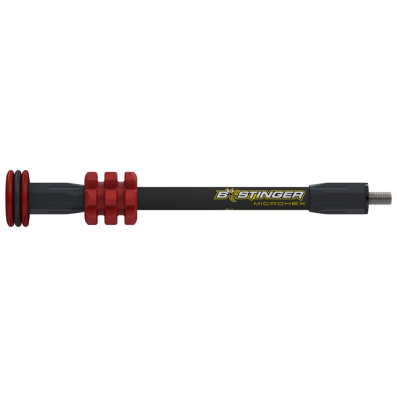 Bee Stinger MHX08RD MicroHex Stabilizer Red 8" Stainless Steel