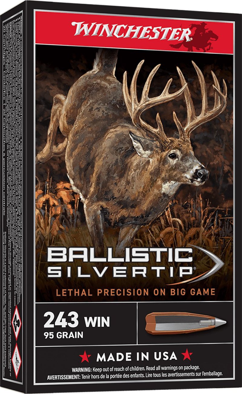 Winchester SBST243 243 Winchester 55 Grain Polymer Tip 20 Rounds