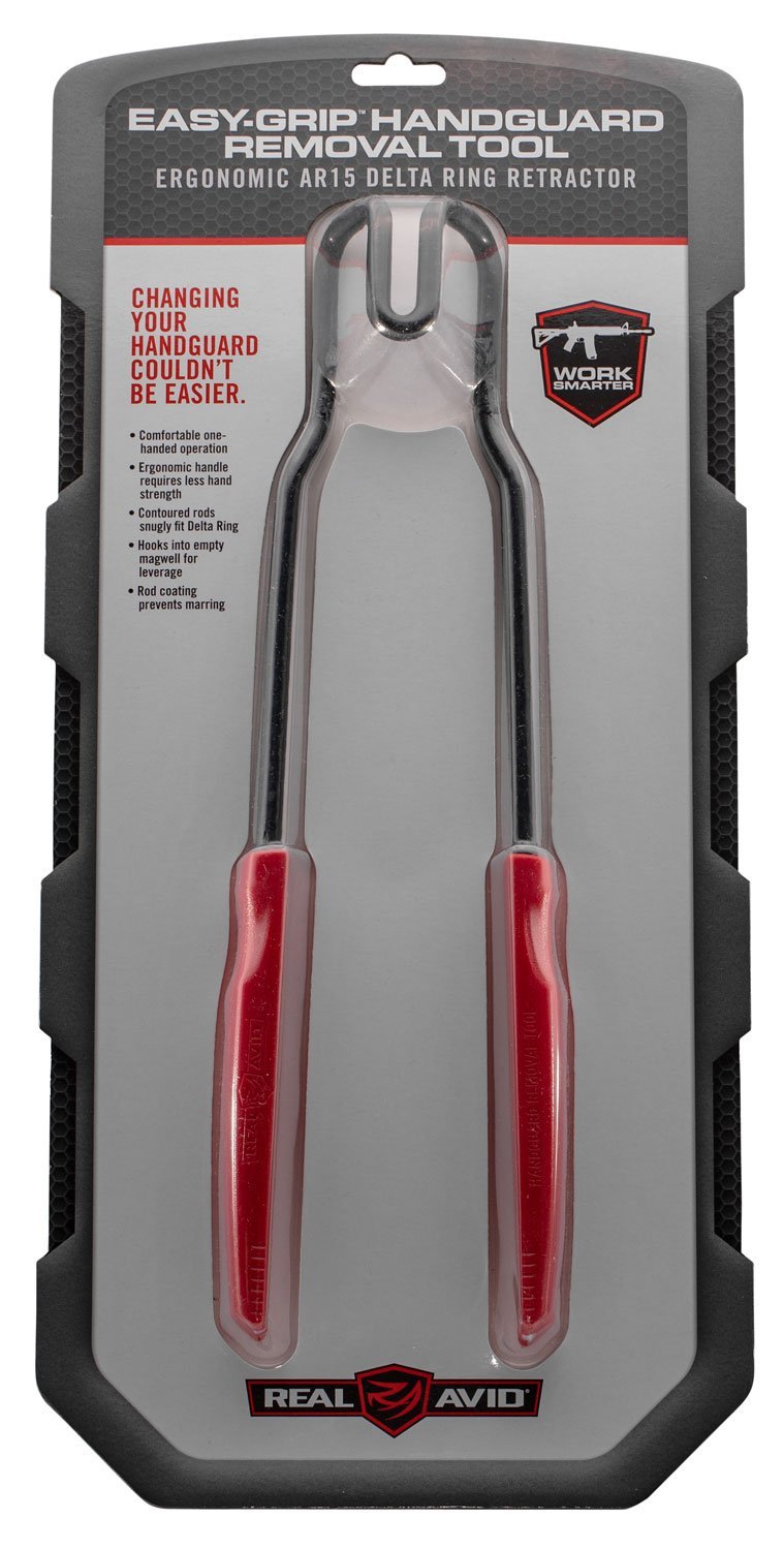 Real Avid AVEGHRT Easy Grip Handguard Removal Tool for AR15/M16 Red