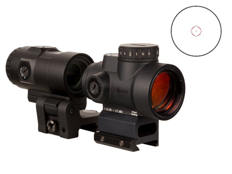 Trijicon MRO HD 2200057 1x/3x 25mm Red Dot Sight Matte Black