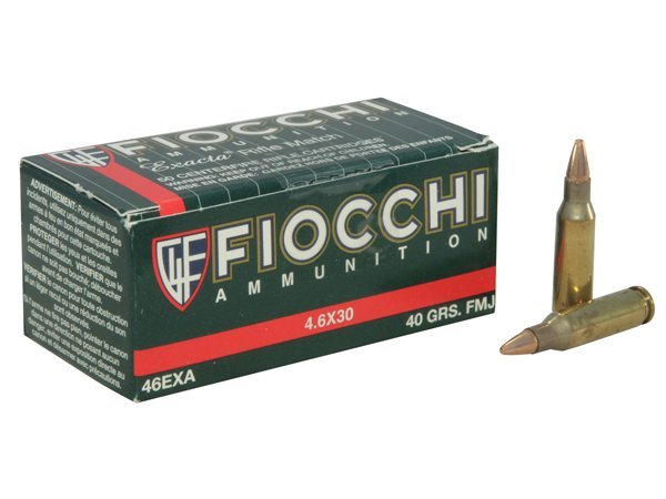 Fiocchi 46EXA Range Dynamics 4.6x30mm H&K 40 gr FMJ - 50/20
