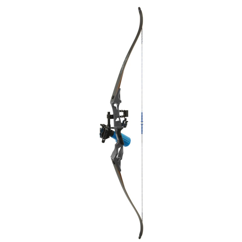 Fin Finder 81385 Bank Runner Bowfishing Recurve 35 lbs RH 58" Black