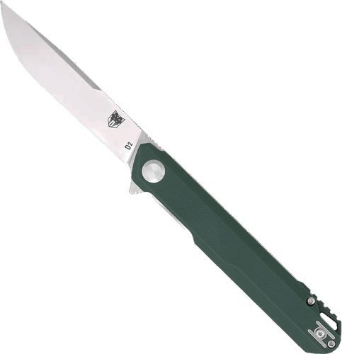 Cobratec Monarch 3.5" Folder Green D2 Steel W/Clip CTMONGRN