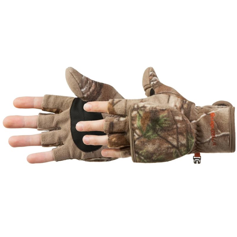 Manzella Bow Hunter Convertible Large Realtree Edge Fleece Water Resistant