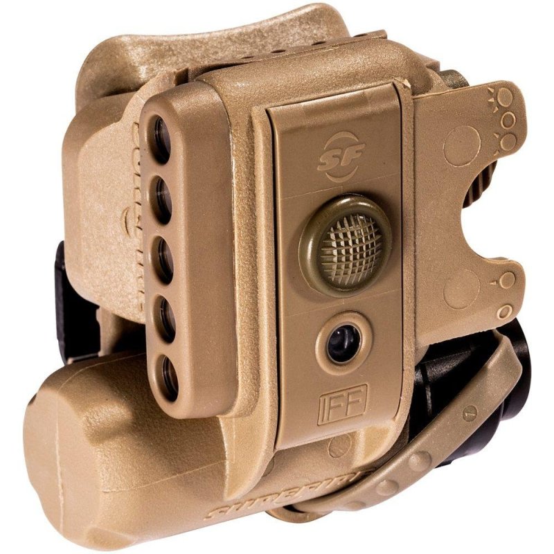 Surefire HL1-B-TN Helmet Light, 19.2 Lumens, IR/White LED, Tan