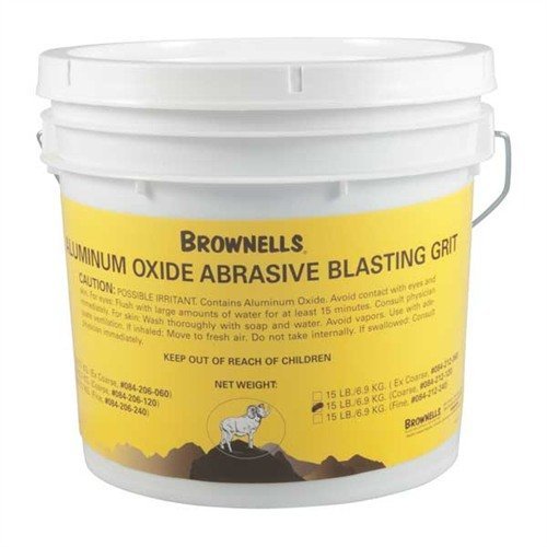 Brownells 050806110519 Aluminum Oxide Abrasive Blasting 120 Grit 15lbs