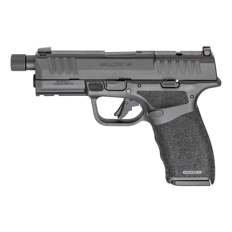 Springfield HCP9449BTOSP Hellcat Pro OSP 9mm 4.4" Threaded Barrel Black