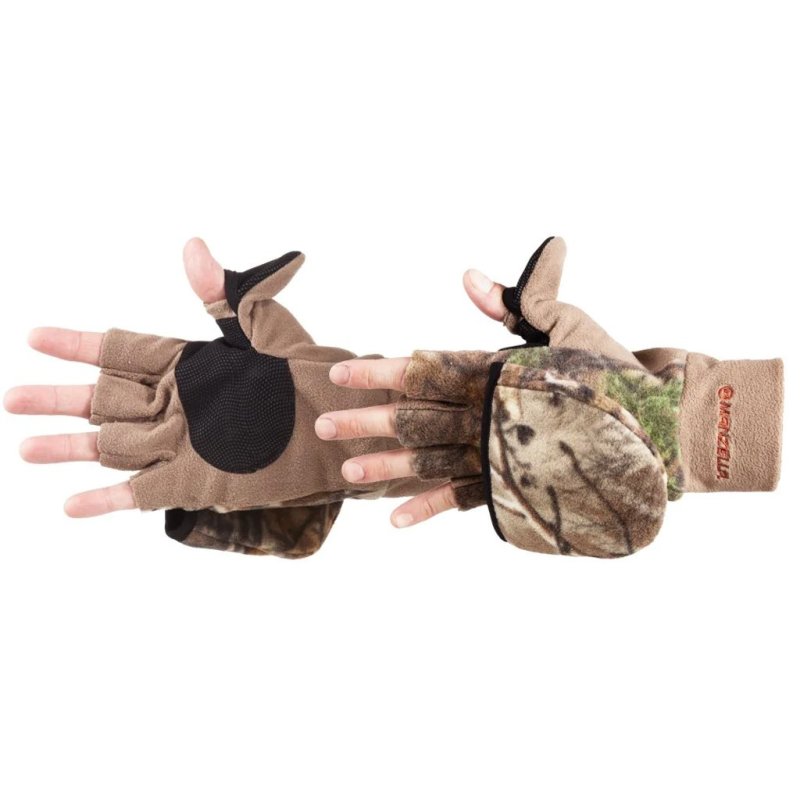 Manzella Hunter Convertible Gloves Realtree Edge Medium