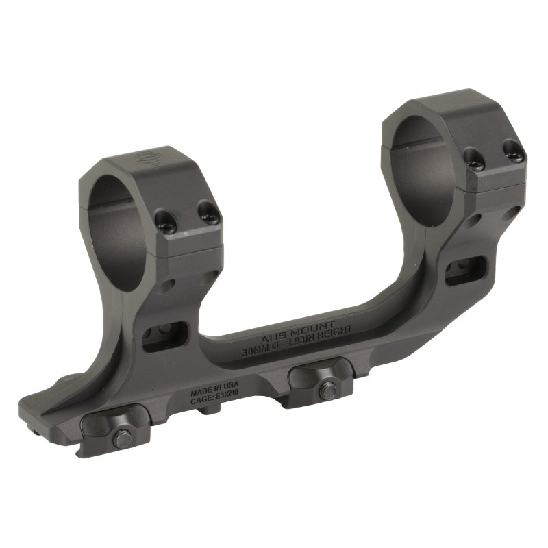 Reptilia 100-246 AUS Mount, 30mm, Black, 1.93" Height, Anodized Finish