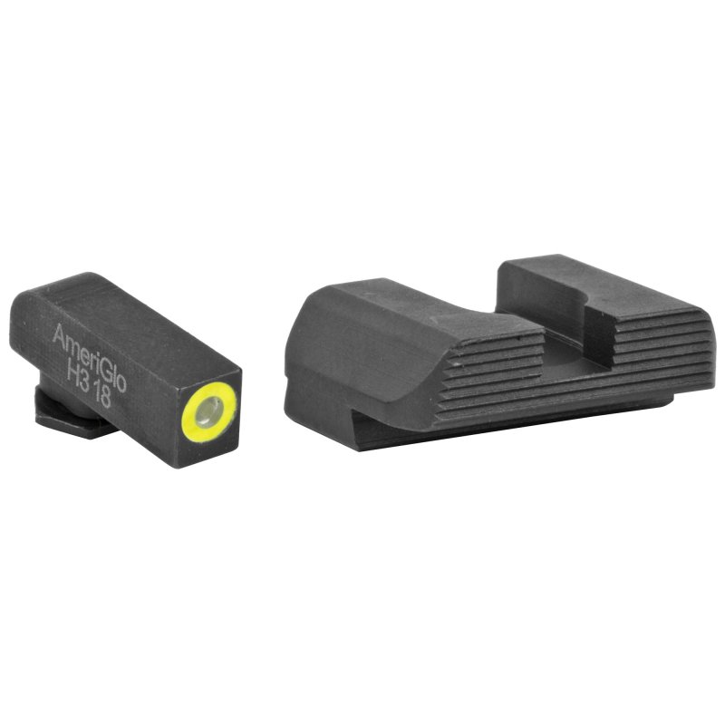 AmeriGlo GL-705 Protector Sight Green Tritium Front Black Rear