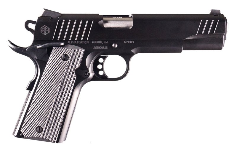 Alpha Foxtrot 1911 Standard QPQ45 ACP 5in. Barrel 7rd - Black (AA27...