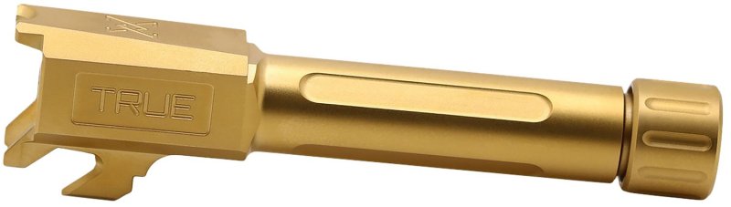 True Precision TPSHCBXTG 9mm Barrel Gold TiN 3.1" for Springfield Hellcat