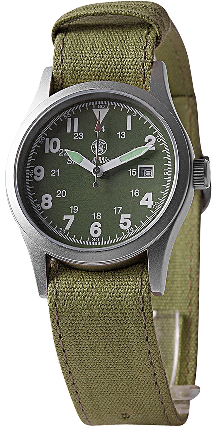 Camp Chef Smith & Wesson Military Watch Olive Drab Green 3 Straps