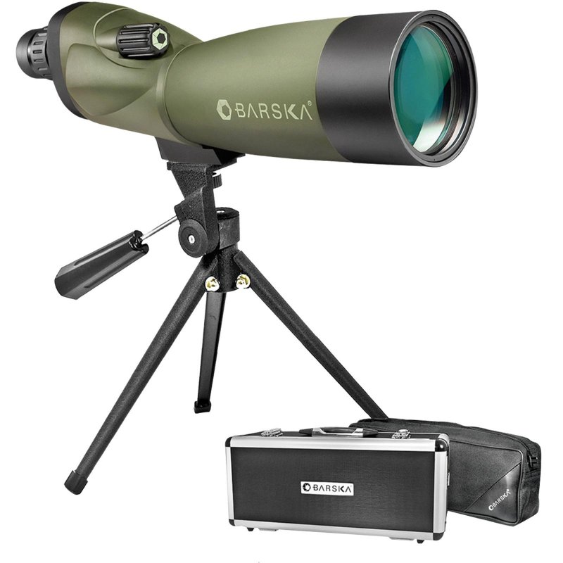 Barska AD10350 Blackhawk WP Spotting Scope 20-60x60mm with Tripod & Cases