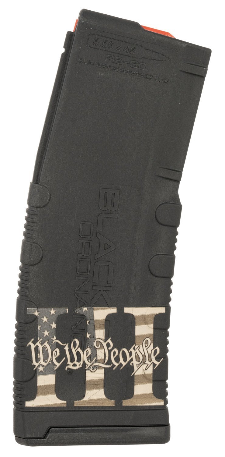 Black Rain Ordnance BRO-MAG30-3 30rd AR-15 Magazine 5.56/.223 Polymer Black