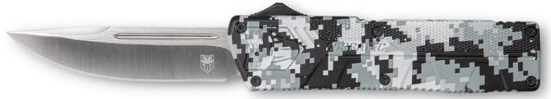 CobraTec WDCCTLWDNS 3.25 In D2 Steel OTF Knife Winter Digi Camo