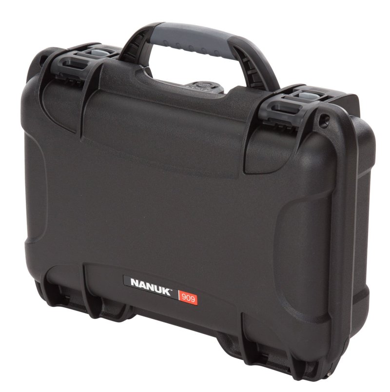 Nanuk 9091001 Black Waterproof Resin Case with Foam Padding