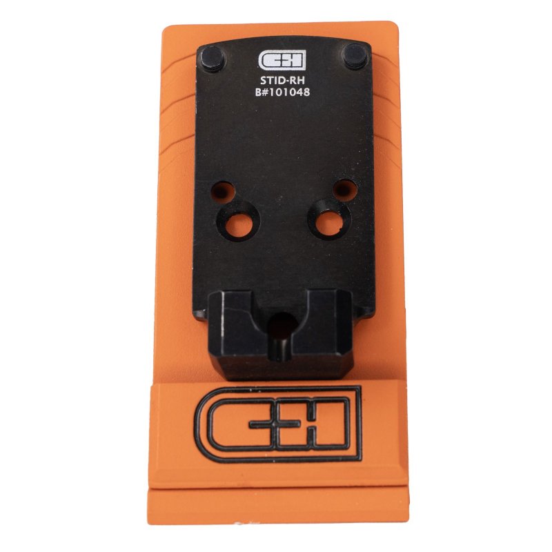 C&H Precision STID-RH V4 Optic Mount Plate for Staccato Duo, Anodized Black