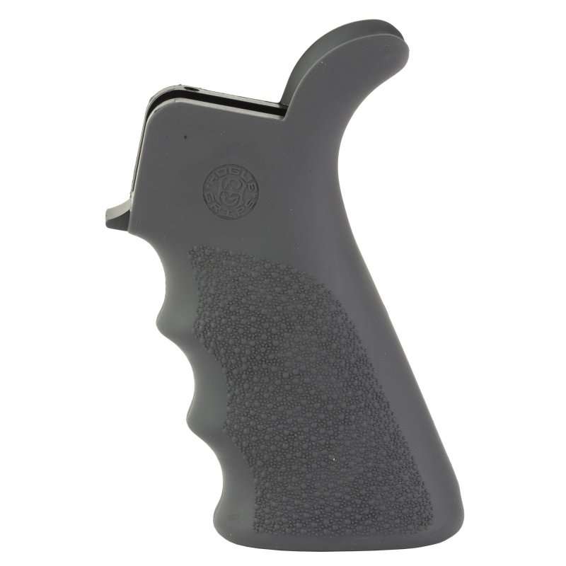 Hogue OverMolded Beavertail Grip Slate Gray Finger Grooves