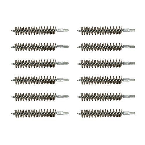 Brownells Standard Line Stainless 44/45 Caliber Rifle Brush 12 Pack