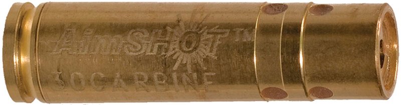 AimShot BS30CAR Laser Boresighter 30 Carbine 640nm Brass