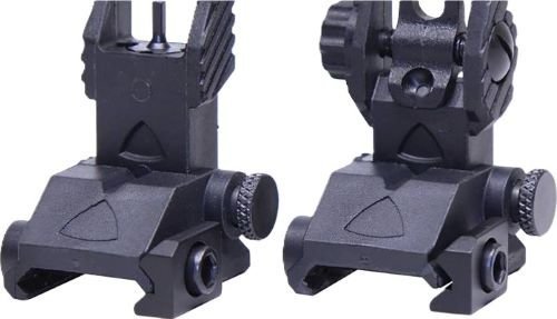 GUNTEC AR-15 EZ SIGHTS POLY BACK UP THIN IRON SIGHT