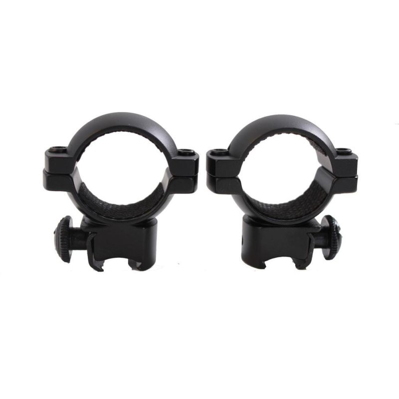 Traditions A797DS Scope Rings 1 in Medium Matte Black Aluminum 3/8 in