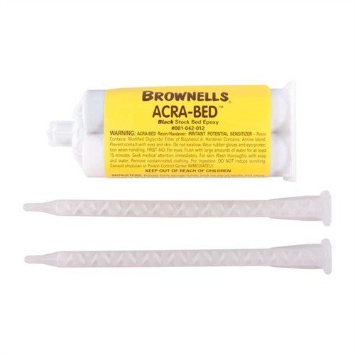 Brownells 1558M Acra-Bed Pre-Colored Black Epoxy Refill 50ml