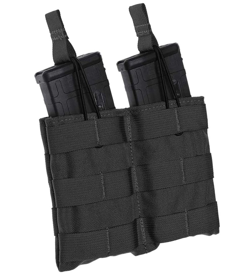 TacShield T3507BK Double Speed Load Rifle Molle Pouch Black