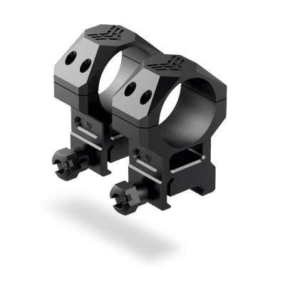 Swampfox Freedom 30mm Low Rifle Scope Rings - Black