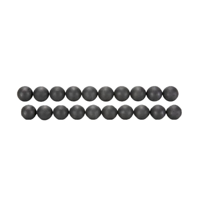 Umarex USA P2P Rubber Balls 50 Cal 20 ct Tube Black