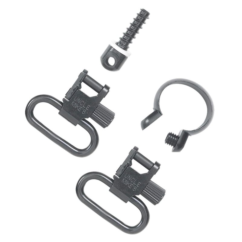 Uncle Mike's 14412 Super Swivel Steel Blued Finish 1" Loop Size Quick Detach Remington 7600 760 (1969-Present)