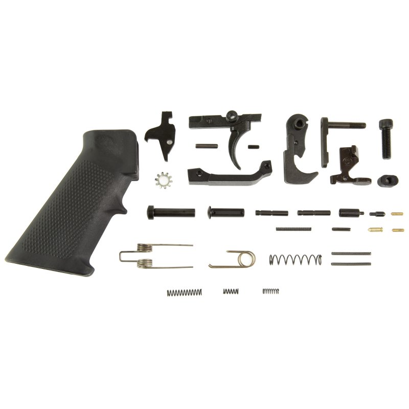 KAK Industry AR-15 Lower Parts Kit Complete Black Mil-Spec