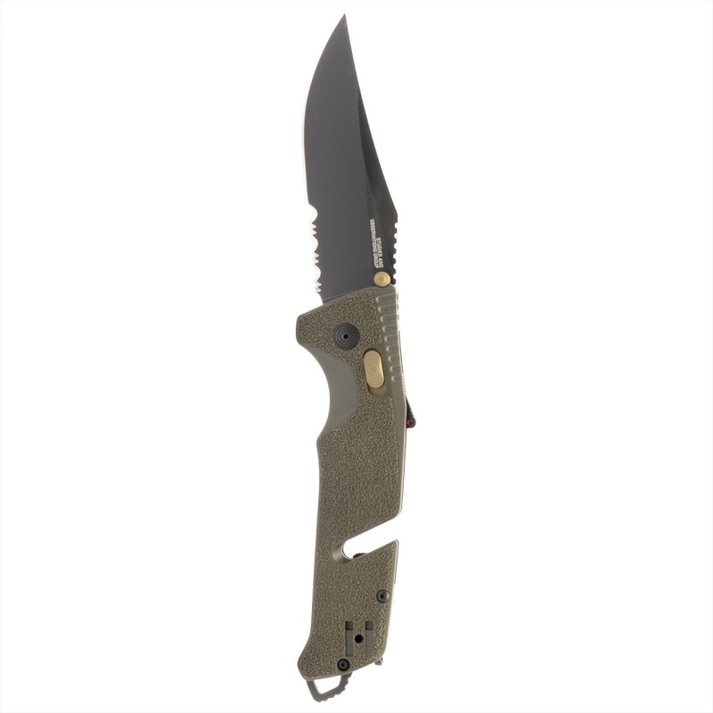 S.O.G SOG11121141 Trident AT 3.70" Cryo D2 Blade OD Green Handle