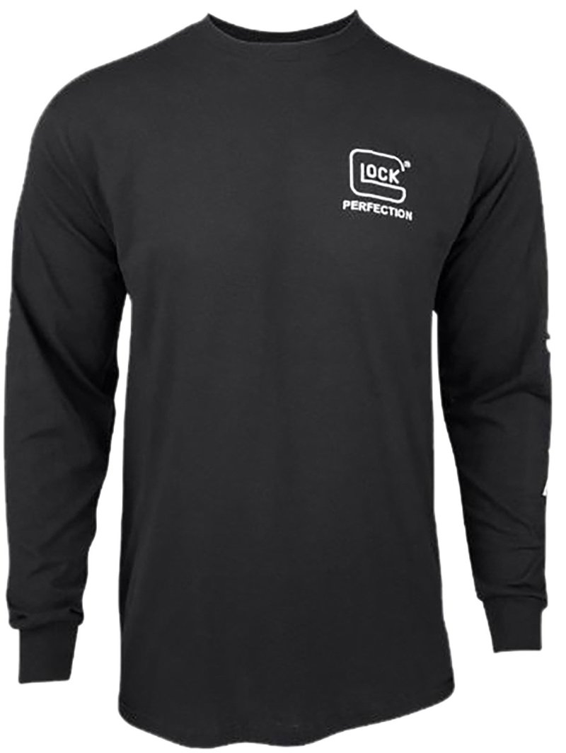 Glock AP96100 Perfection Long Sleeve Tee Black Large Pre-Shrunk Cotton