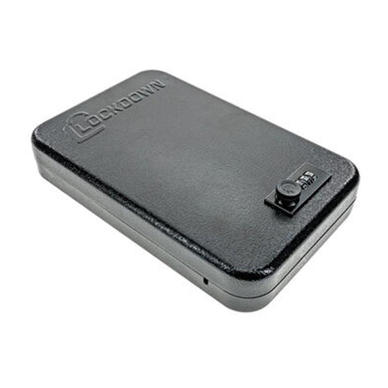 Lockdown Combination Handgun Vault Compact Steel 1134158 Black
