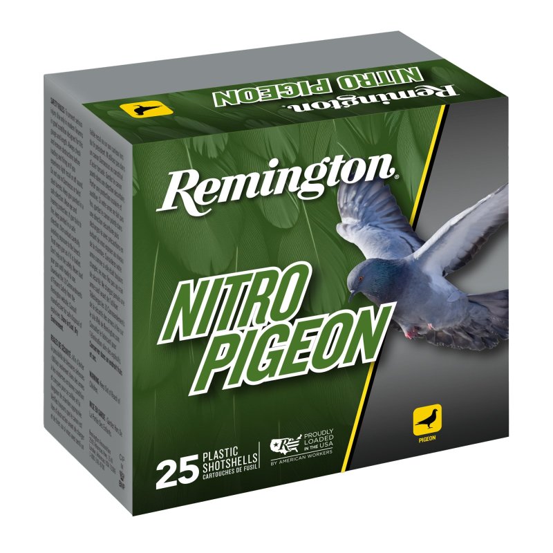 Remington Nitro Pigeon R28681 12 Gauge 2.75" #7.5 Shot 1300 FPS 25 Rounds