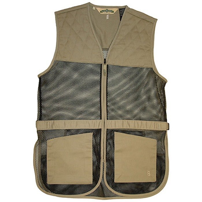 Bob Allen 21441 Mesh Dual Pad Shooting Vest Khaki L